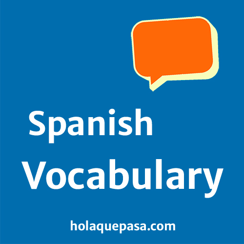 Spanish VOCABULARY and PHRASES by Topic