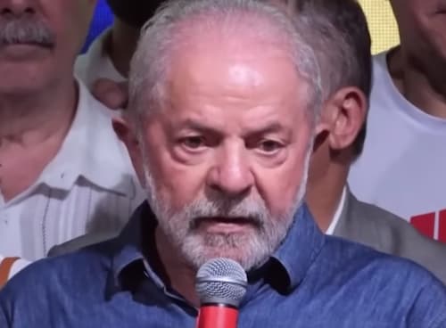 Lula da Silva durante su discurso de la victoria