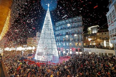 Las luces navideñas de Vigo