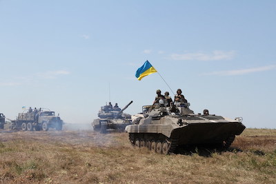 Tanques del ejército ucraniano